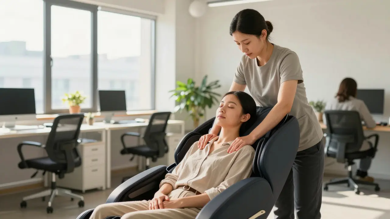 Chair Massage: A Quick Guide to Daily Relief and Wellness